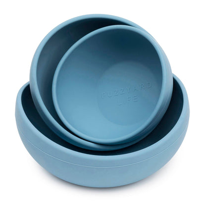 FuzzYard Life Silicone Bowl - French Blue S