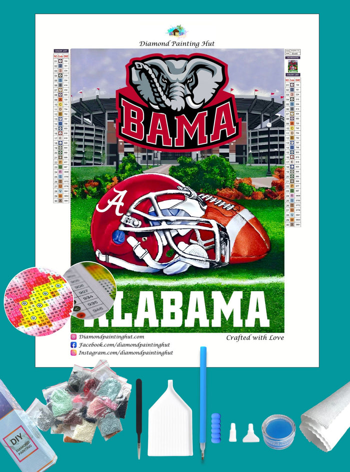 Alabama NCAA Home Diamond Painting