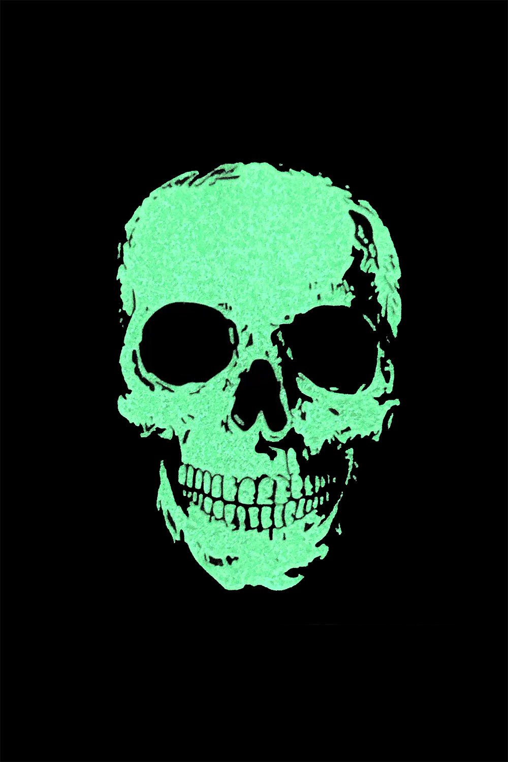 Anatomical Skull Glow Enamel Pin