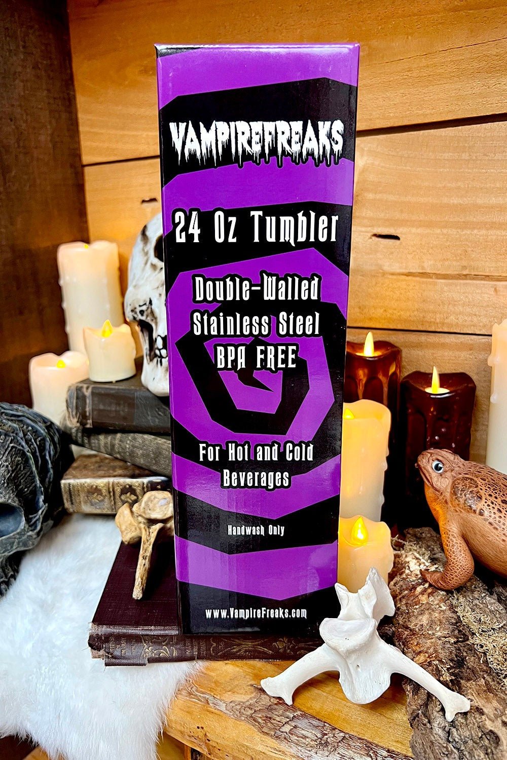 Angel of Death 24 Oz Water Bottle Tumbler