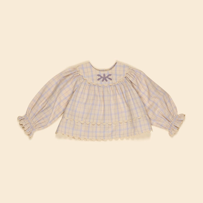 Baby Lola Blouse in Camp Check