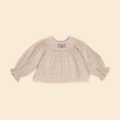Baby Lola Blouse in Camp Check