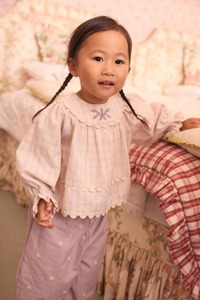 Baby Lola Blouse in Camp Check