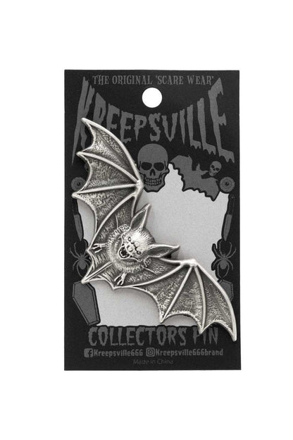 Creature Of The Night Bat Pin Brooch