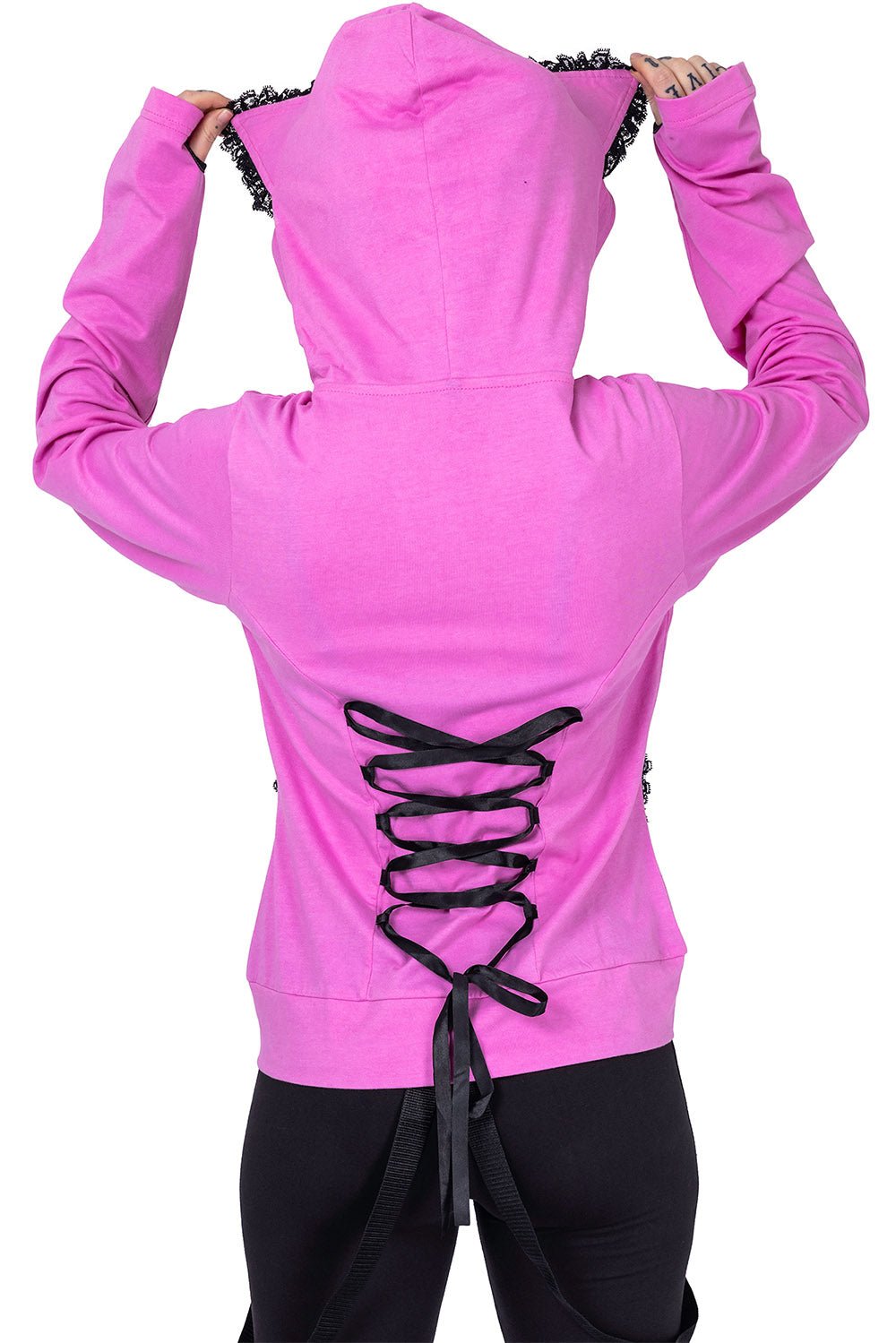 BBK Frill Hoodie [PINK]
