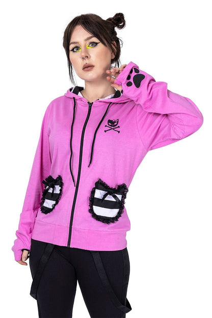 BBK Frill Hoodie [PINK]