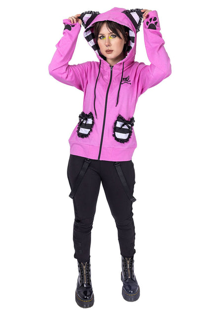 BBK Frill Hoodie [PINK]
