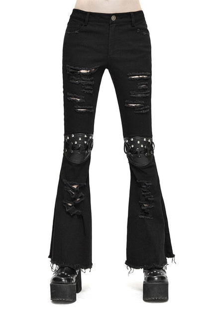 Bellatrix Strange Shredded Bell Bottoms