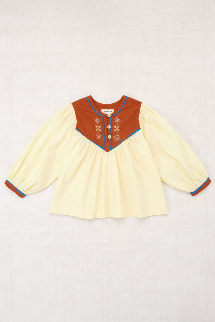 Betina Top in Raffia