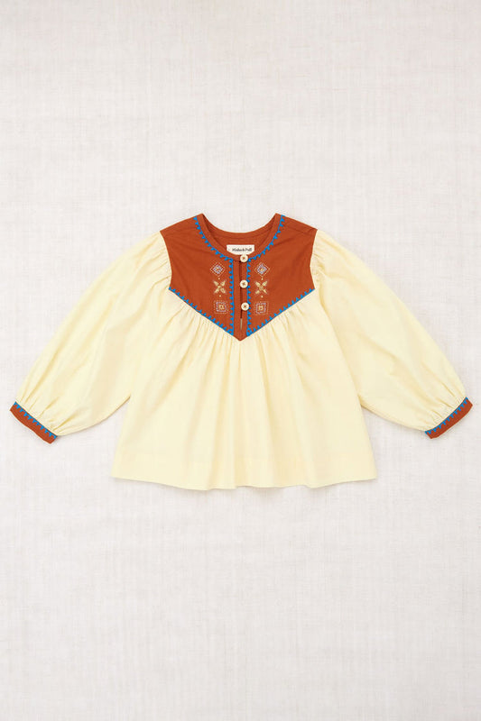 Betina Top in Raffia