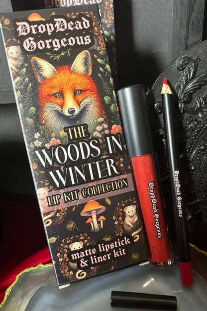 Big Bad Wolf Liquid Lip & Liner Kit [Cherry Red]
