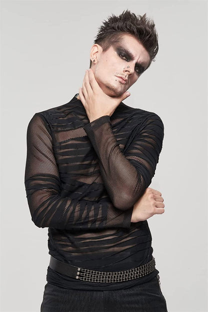 Biohazard Bandage Fishnet Top