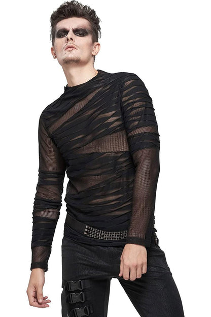 Biohazard Bandage Fishnet Top