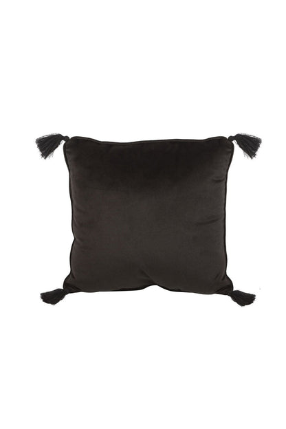 Black Astrology Wheel Cushion