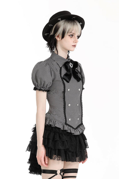 Black Cat Coven Cameo Blouse