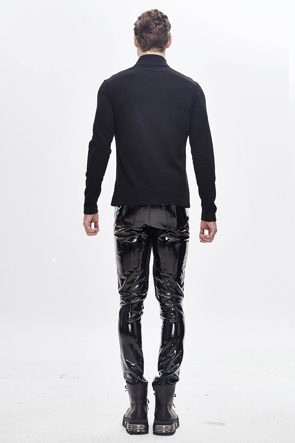 Black Moonlight Vinyl Pants