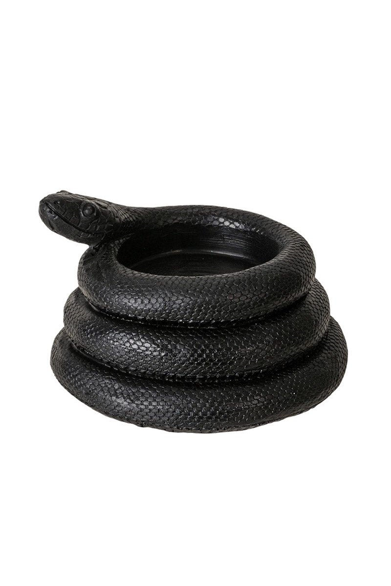 Black Snake Tealight Candle Holder