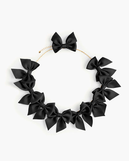 Pink Bow Necklace