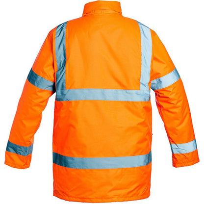 Blackrock Orange Padded Waterproof Hi Vis Jacket