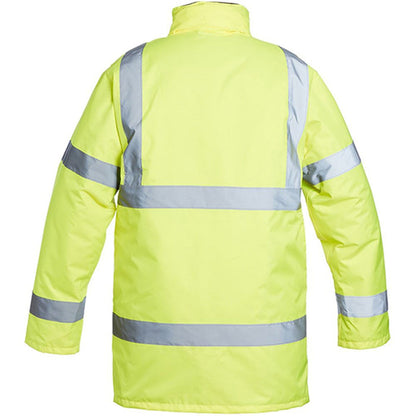 Blackrock Yellow Padded Waterproof Hi Vis Jacket