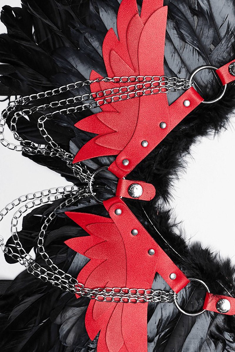 Blood Birdwings Harness [Black/Red]