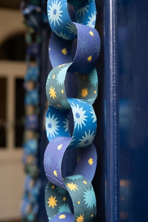 Blue & Yellow Paper Chain Kit