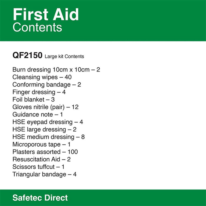BS8599-1 Compliant Workplace First Aid Kit