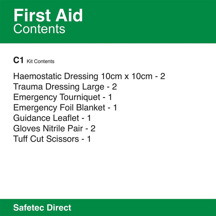BS8599-1 Critical Injury First Aid Kit