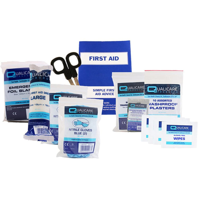 BS8599-1 Personal Issue First Aid Kit in Nylon Case