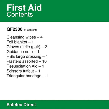 BS8599-1 Personal Issue First Aid Kit in Nylon Case