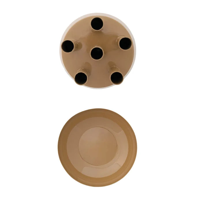 Camel Multi-Stem Vase