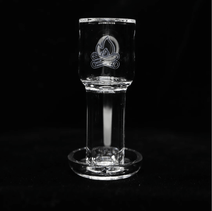 Fully Fused Weld Slurper Banger: Campfire Quartz V2, Slurper Design, Enhanced Airflow, Even Heating, Smooth Hits, Provides Durability, Improved Heat Retention, Premium Quartz, High-Quality Construction, Ensures Longevity, Versatile Fit, Compatible with Rigs and Carb Caps, Easy Maintenance, Quick Cleaning, Consistent Performance.