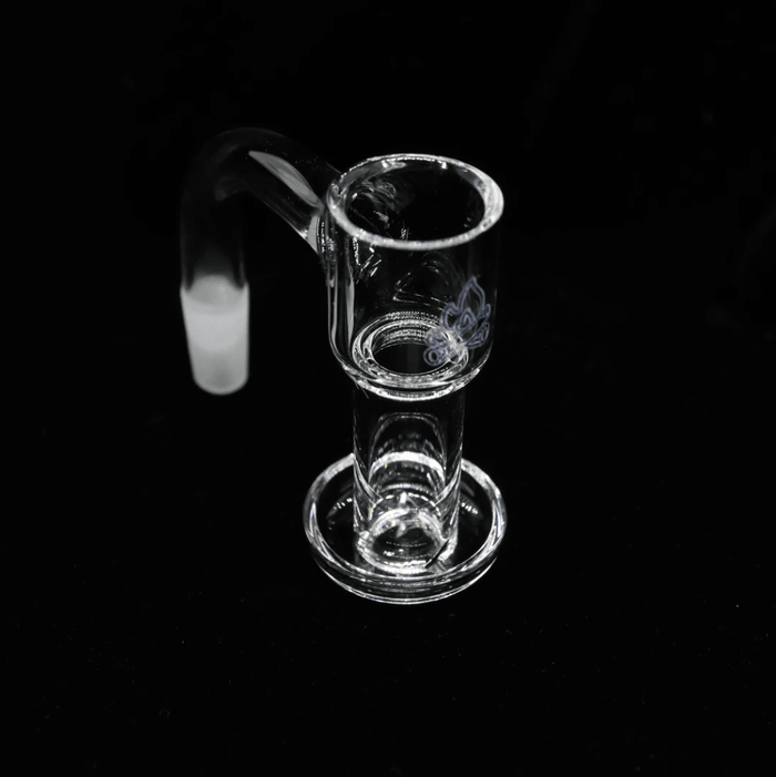 Premium Quartz Slurper Banger: Campfire Quartz V2, Fully Fused Weld, Slurper Design, Enhanced Airflow, Even Heating, Smooth Hits, Provides Durability, Improved Heat Retention, High-Quality Construction, Ensures Longevity, Versatile Fit, Compatible with Rigs and Carb Caps, Easy Maintenance, Quick Cleaning, Consistent Performance.
