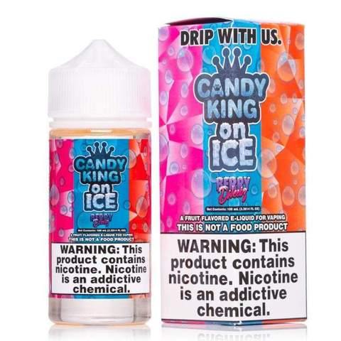 Menthol Candy E-Juice: Candy King on Ice, Icy Sweet Flavor, Classic Candy, Cool Menthol Finish, Premium High-Quality, Smooth Vaping, Multiple Nicotine Levels, Various Strengths, Compatible with Most Devices, Sub-Ohm Tanks, E-Cigarettes, Refreshing Cooling Vape.