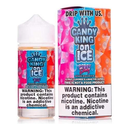Menthol Candy E-Juice: Candy King on Ice, Icy Sweet Flavor, Classic Candy, Cool Menthol Finish, Premium High-Quality, Smooth Vaping, Multiple Nicotine Levels, Various Strengths, Compatible with Most Devices, Sub-Ohm Tanks, E-Cigarettes, Refreshing Cooling Vape.