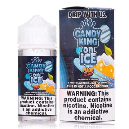 Icy Sweet Vape Juice: Candy King on Ice E-Juice, Menthol Candy Flavor, Classic Candy, Cool Menthol Finish, Premium High-Quality, Smooth Vaping, Multiple Nicotine Levels, Various Strengths, Compatible with Most Devices, Sub-Ohm Tanks, E-Cigarettes, Refreshing Cooling Vape.