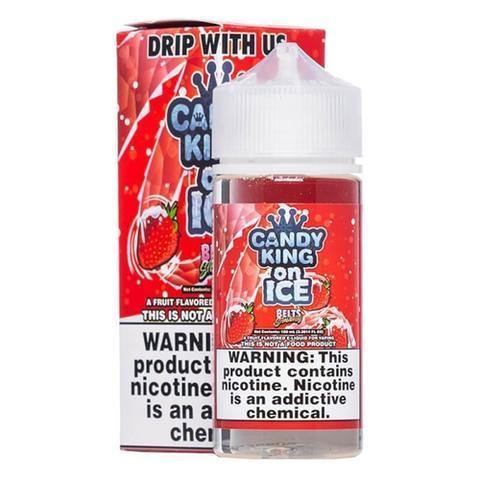 Various Nicotine Ejuice: Candy King on Ice, Menthol Candy Flavor, Icy Sweet, Classic Candy, Cool Menthol Finish, Premium High-Quality, Smooth Vaping, Multiple Nicotine Levels, Various Strengths, Compatible with Most Devices, Sub-Ohm Tanks, E-Cigarettes, Refreshing Cooling Vape.