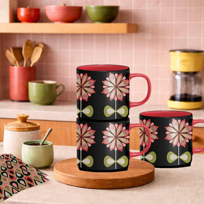 Casbah Bloom Pink Mid Century Mug