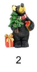 Choice of Holiday Black Bear Figurine