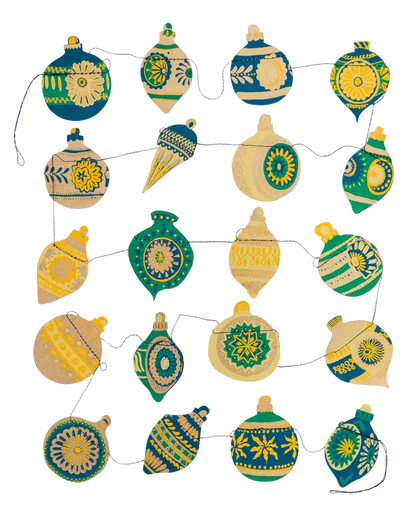 Christmas Ornaments Garland