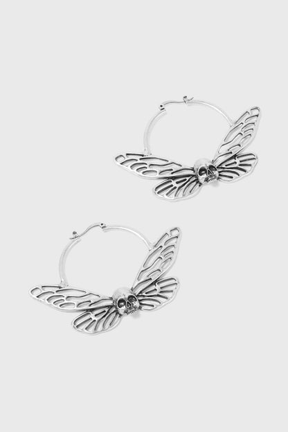 Cicada Curse Earrings [SILVER]