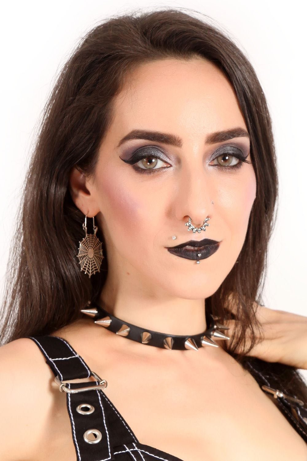 Cone Silver Spike Collar