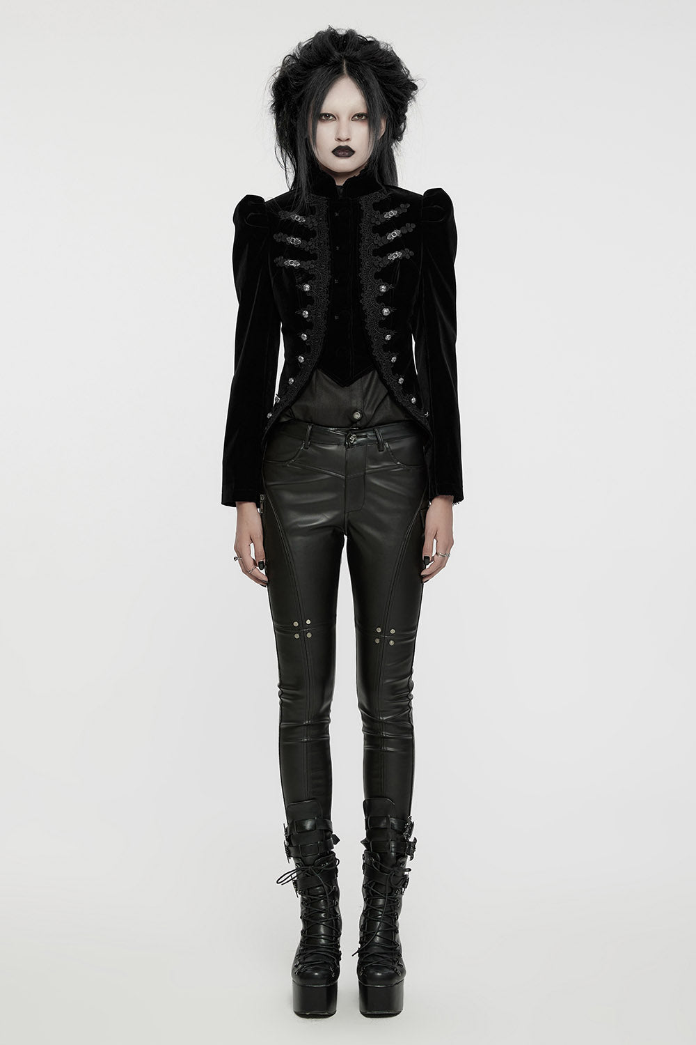 Antoinette Black Velvet Victorian Coat