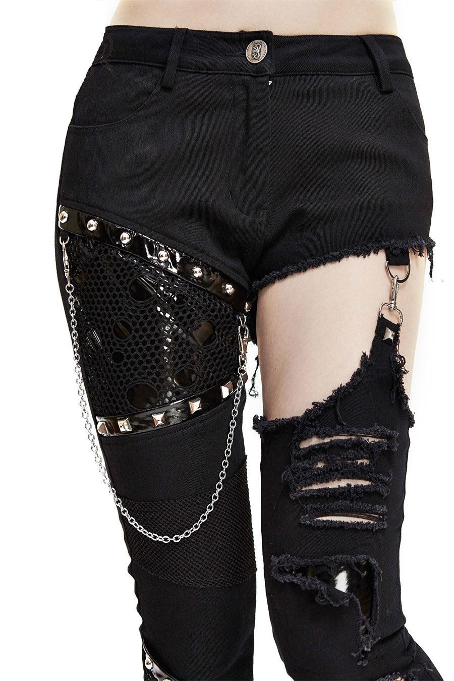 Cryptling Cut-Out Pants
