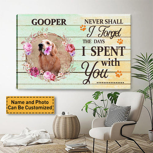 Custom Photo - You Were My Favorite Hello And My Hardest Goodbye - Personalized Custom Canvas - Pet Canvas