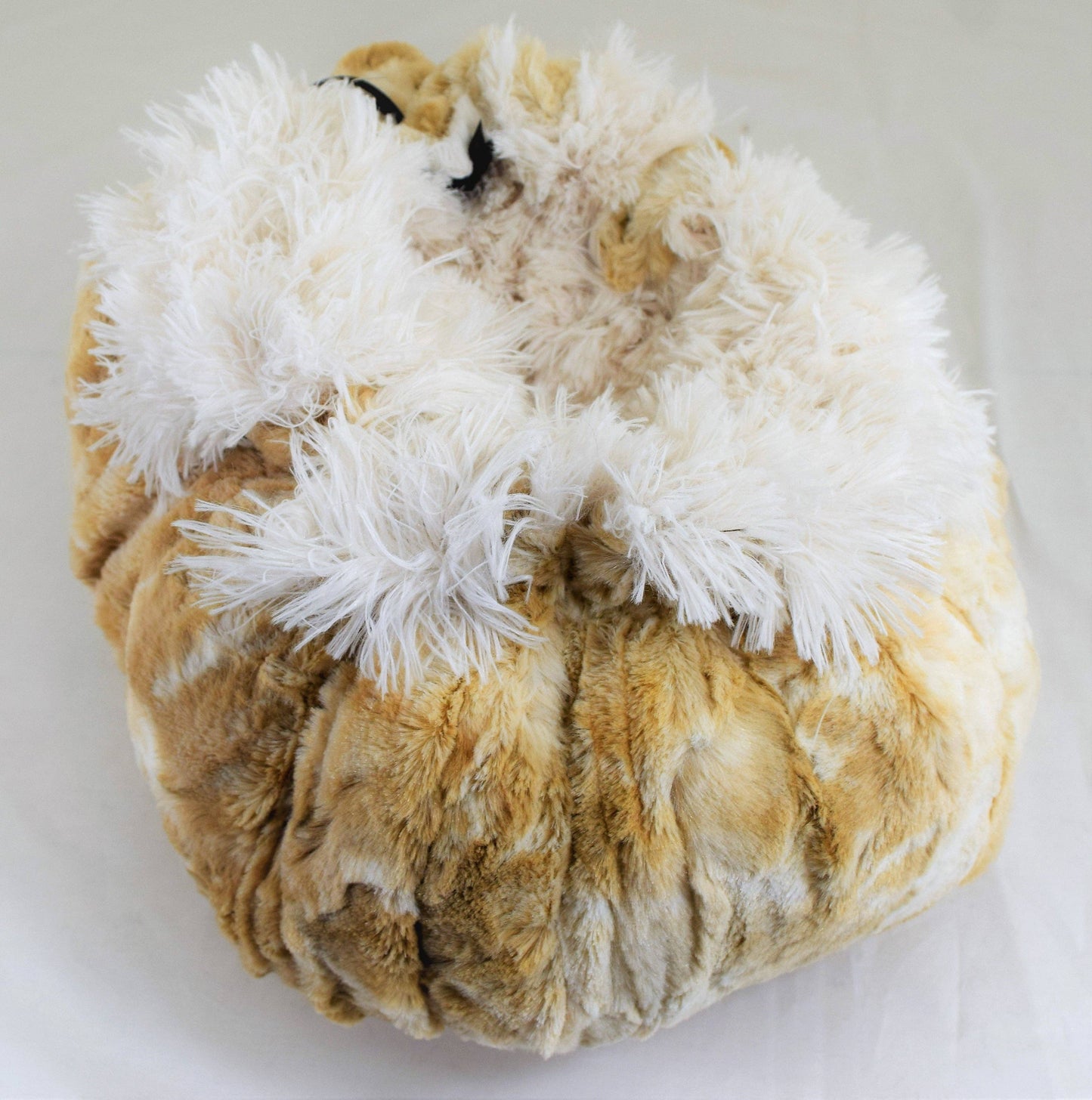 Brown Rabbit & Cream Shag Swaddle Bed: Medium