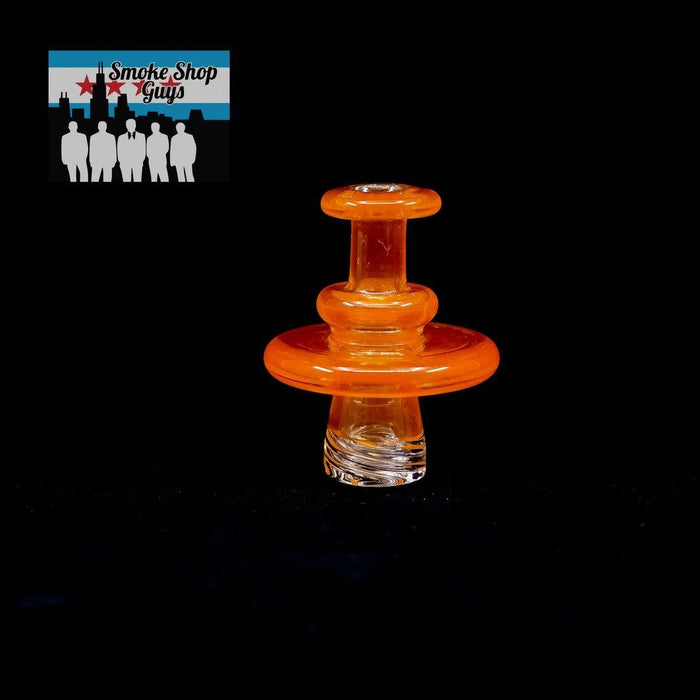 Lightweight Spinner Cap: Dawnk Glass Spinner Cap, Sleek and Simple, Single-color Flat, Clean Minimalist Look, Enhanced Airflow, Efficient Vaporization, Smooth Hits, Durable Glass, Sturdy Heat-Resistant, Lasting Use, Lightweight, Easy to Handle, Everyday Use, Rig Compatibility, Fits Seamlessly with Most Quartz Bangers and Rigs.