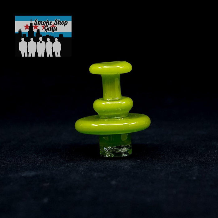 Simple Spinner Cap: Dawnk Glass Spinner Cap, Sleek and Simple, Single-color Flat, Clean Minimalist Look, Enhanced Airflow, Efficient Vaporization, Smooth Hits, Durable Glass, Sturdy Heat-Resistant, Lasting Use, Lightweight, Easy to Handle, Everyday Use, Rig Compatibility, Fits Seamlessly with Most Quartz Bangers and Rigs.