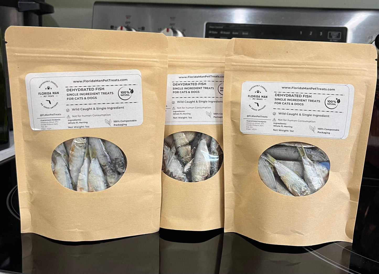 Florida Man Pet Treats - Whole FL Sardines