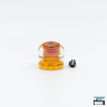 Deschutes River Sphere Spinner Caps - Colorful Glass Caps: Handcrafted Excellence, High-Quality Glass, Durability, Efficient Design, Channel-Cut Airflow, Improves Concentrate Vaporization, Universal Fit, Compatible with Most Quartz Bangers and Rigs, Vibrant Assorted Colors, Enhance Your Rig's Look, Easy Maintenance, Simple to Clean, Long-Term Performance.